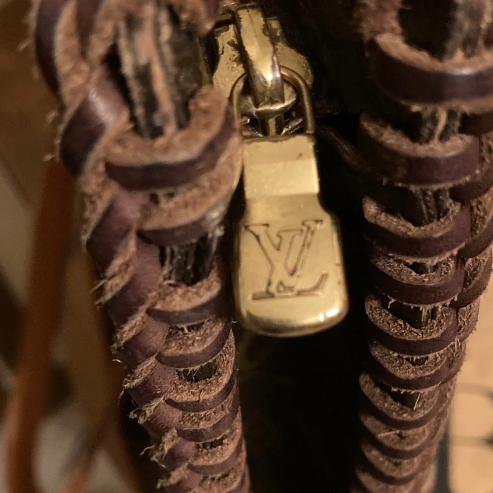 Vintage Boho Louis Vuitton Tote Bag w/Dust Bag EUC - Picture 9 of 12